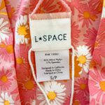 L Space Bikini Bottom Womens Small Pink Fused RY Floral‎ Boho Swim Beach Summer Photo 3