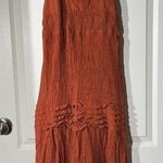 Max & Ash Bohemian Rust Sleeveless Dress Photo 0