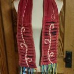 Rising international boho hippie chic bright scarf Red Photo 6