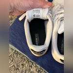 Adidas Cloudfoam Advantage White Black Perforated Stripe Sneakers Tennis Shoes Photo 3