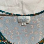 Jun & Ivy Jun & Ivy Floral Teal Mini Sundress Size Medium Photo 2