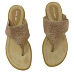 David Tate Pierce Rhinestone Rose Gold Sandal Size 7.5 Photo 0