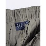 Gap High Rise Pleated Khaki Shorts Olive Green Womens 8 Baggy Gorpcore Outerwear Photo 3