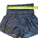 Free People Movement The Way Home Leopard Print Athletic Shorts Womens Medium Blue Photo 9