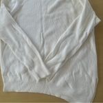 Athleta  Rest Day Asym Crewneck Sweater In Sea Salt Photo 6