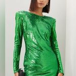Bardot  Alessia Sequin Mini Dress in Bright Green Size 12 Photo 0
