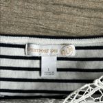 Westport Embellished Black and White Cap Sleeve Blouse Photo 1