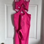 Free People FP Movement Back It Up Onesie NWOT Small Dragon fruit Pink Photo 9