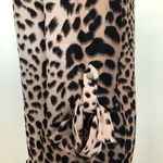 Apt. 9  Womens Semi Sheer Shirt XS Animal Print Long Sleeves Half Zip Front New Photo 5