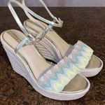 Copper Key Waterlily Platform Espadrille Ankle Strap Wedges - size 8.5 Photo 0