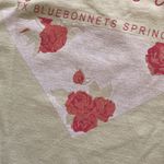 Comfort Colors Big & Little Reveal Rose Flower Heart T-Shirt Texas Bluebonnets M Photo 2