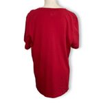 NFL NWT Atlanta Falcons  Football Red V-Neck Tee T-Shirt Top New Short Sleeve Photo 1