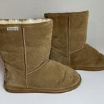 BEARPAW  Boots Emma Short Womens 10 Brown Suede Upper Wool Lined Winter Boots Photo 0