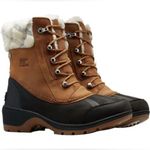 Sorel Whistler Women’s Mid Camel Brown & Black Waterproof Winter Boots - Size 10 Photo 14