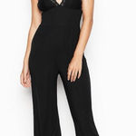 Victoria's Secret  Heavenly Supersoft Modal Jumpsuit Lace Trim Large in Black Photo 0
