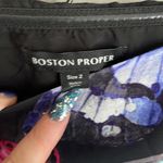 Boston Proper One Shoulder Butterfly Print Dress Black Multi Photo 9