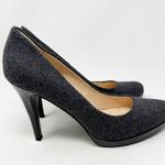 Nine West Wise Up Gray Felt Pumps Photo 2