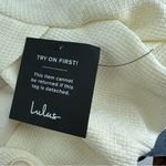 Lulus  Hulda Ivory Textured Button-Front Long Sleeve Blazer size Medium NWT Photo 13