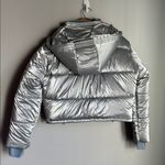 NEW Blue Revival IN THE MIX DENIM SHINY PUFFER Photo 2