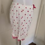 Vintage Y2k Women's Printed Heart PJ Shorts with Lace Trims Sizes S Pink Photo 6