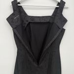 City Triangles  Y2k Black Vintage Mini Dress Glitter Floral Size XS Photo 7