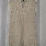 Cynthia Rowley  Cream Linen Tunic Dress Photo 0