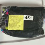 SheIn Black Cover-Up with Multicolor Pom Poms Photo 3