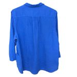 Lulu B 2 Pocket Pullover‎ Top Womens Sz 1X Linen Lagenlook Beachy V Photo 4