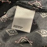 Old Navy  Skirt Womens Sz M Maxi Tiered Black Pink Printed Long Old Money Flowy Photo 3