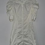 Frame Gillian Puff Sleeve Mini Dress S Ecru Photo 2