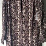 Equipment  Bonnie snake print long sleeve shift dress Photo 1