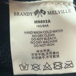 Brandy Melville  navy red white argyle heart print long sleeve preppy sweater OS Photo 7