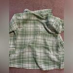 Forever 21 oversized tweed shacket in green/cream Photo 6