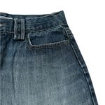 Old Navy Vintage 2000s Ultra Low Rise Denim Micro Mini Skirt Y2K Grunge Size 6 Photo 4