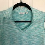 Lady Hagen  Teal and White Collared Sleeveless Golf Shirt Size XS Photo 1