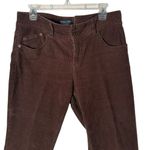 Ralph Lauren Polo Jeans Co. Brown Corduroy Wendy Jean Size 12 Mid Rise Boot Cut Photo 1