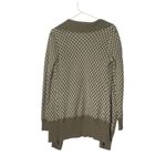 Carmen Marc Valvo Women's Open Front Wool Blend Cardigan Sweater Taupe S Photo 1