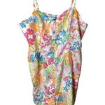 Old Navy  Women’s Floral Thin Strap Pocket Romper Sz XL Photo 0