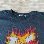 Free People Black White Red Wu-Tang Clan Retro Oversized T-Shirt Sz S Photo 16