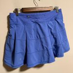 Lululemon  Pace Rival Mid-Rise Skirt *Long Wild Indigo- Size 8 Photo 4