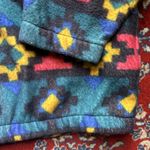 Vintage A M Sports Jacket Adult Large Aztec Fleece Zip 90s Photo 1