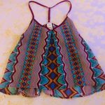 American Rag tank arizona emerald print sz M Photo 1