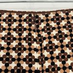 Lillie Rubin Size 6 Brown, Cream, Black Geometric Pencil Skirt Brown Photo 6