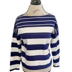 J.Crew  Blouse Coastal Minimalist Striped Top Long Sleeve Nautical yacht Sz XS Photo 1