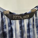 Peyton Jensen  Navy Blue Tie-Dye Niagara Braid Trim Tank Tunic, Size S, NWT Photo 4