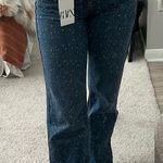 ZARA Bedazzled Jeans Photo 1