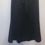 Cato High Waisted Black Midi Shirt A-line Belted Photo 2