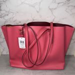 Coach MOLLIE Tote Pink Watermelon Color Large Shoulder Handbag NWT $428 Photo 4