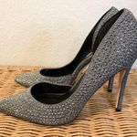 Steve Madden Proper Sequin Studded Gunmetal Silver Heel Size 7.5 Photo 4