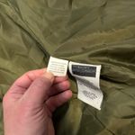 Miss London Olive Green Hooded Utility Jacket Women's XL Zip Snap Pockets Photo 4